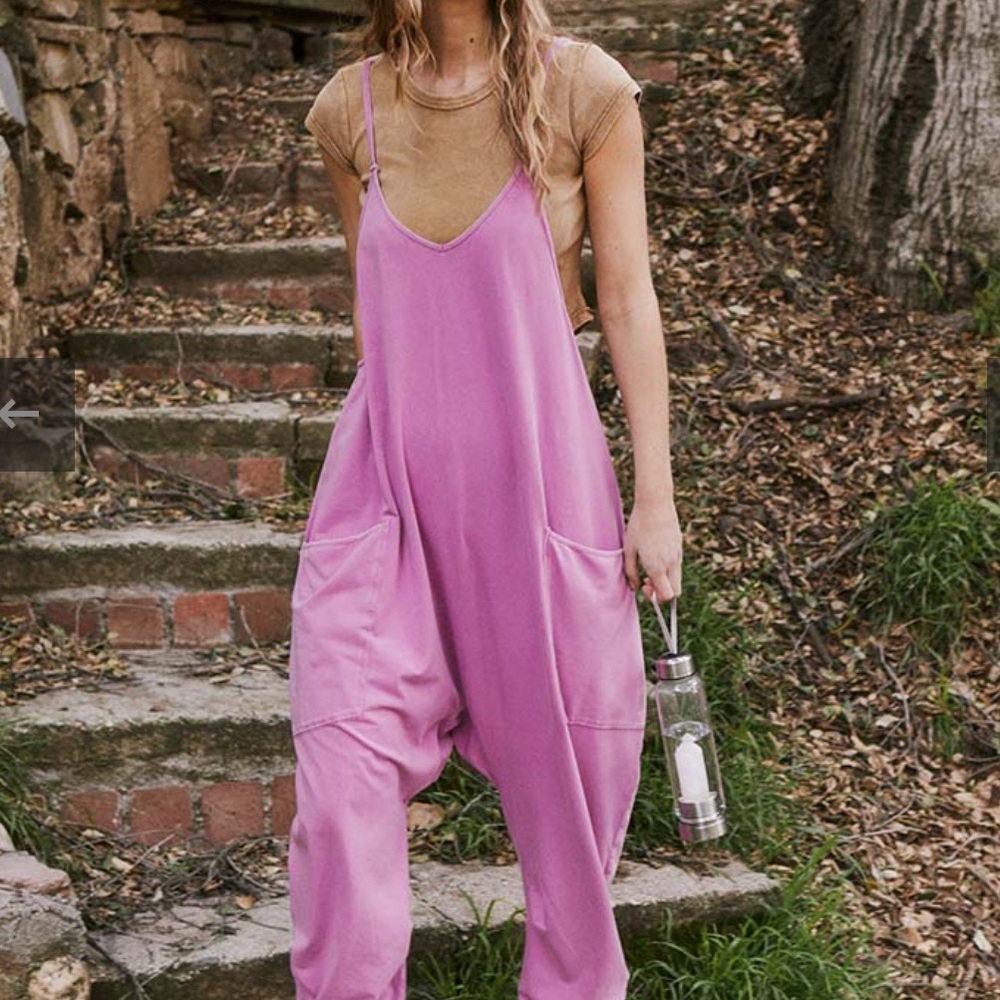 NWT FP Movement Hot Shot Onesie Large Raspberry Punch Pink